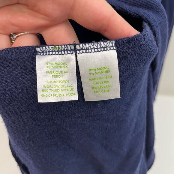 LILLY PULITZER - Elyssa Wrap In Ikat Blue XS - Picture 4 of 9